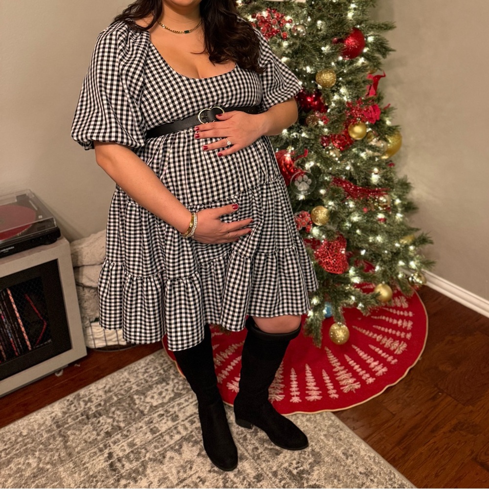 Nasty Gal Checkered Dress